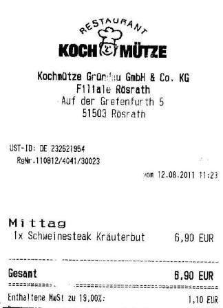 ndss Hffner Kochmtze Restaurant